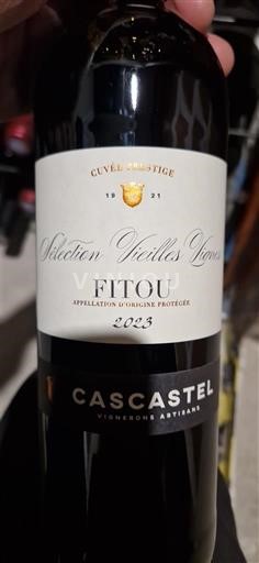 Languedoc Fitou Cascastel Sélection Vieilles Vignes Prestige 2023