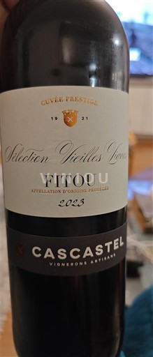 Languedoc Fitou Cascastel Sélection Vieilles Vignes Prestige 2023