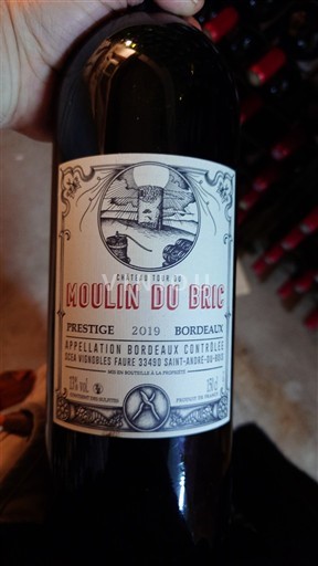 Bordeaux Château Tour du Moulin du Bric Prestige 2019