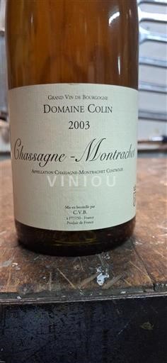 Bourgondië Chassagne-Montrachet Domaine Colin 2003