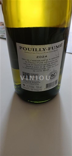 Thung lũng sông Loire Pouilly-fumé Domaine Cedrick Bardin 2024 2024