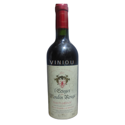Bordeaux Haut-Médoc Château du Moulin Rouge L'Ecuyer 2007
