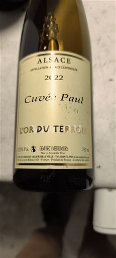 Alsasko L'Or du Terroir Paul 2022