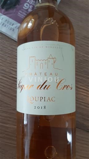 Bordeaux Loupiac Château Ségur du Cros 2018