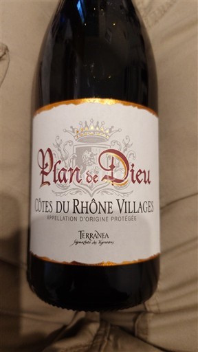 Rona dolina Côtes-du-Rhône-Villages Terranèa Plan de Dieu Neleten.