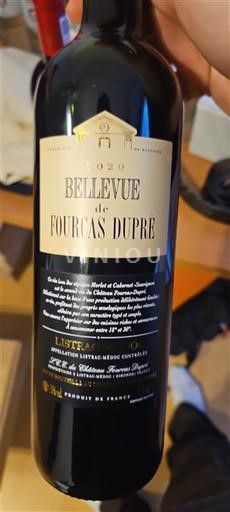Bordeaux Listrac-Médoc Bellevue de Fourcas Dupré 2020