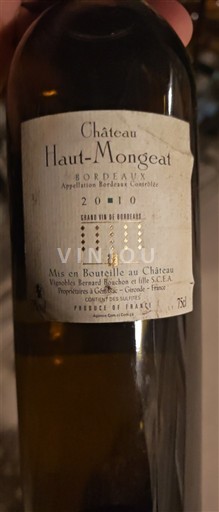 Bordeaux Château Haut-Mongeat 2010