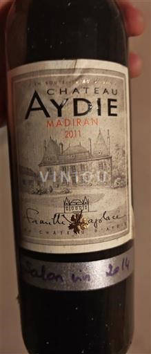 Lounais-Ranska Madiran Château Aydie 2011