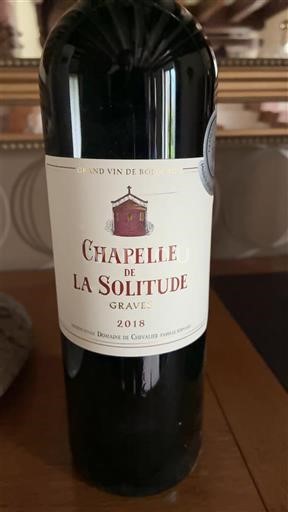 Bordeaux Graves Chapelle de la Solitude 2018