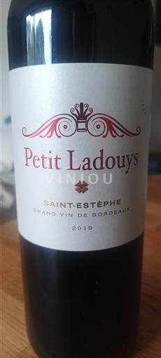 Bordeaux Saint-Estèphe Château Ladouys Petit Ladouys 2019