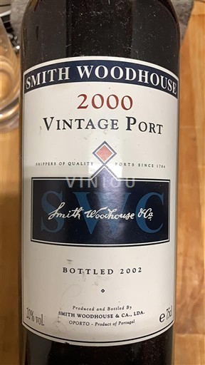 Portugal Portwein Smith Woodhouse Vintage Port 2000