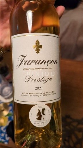 Sud-Vest Jurançon Cave de Gan Jurançon Prestige 2021