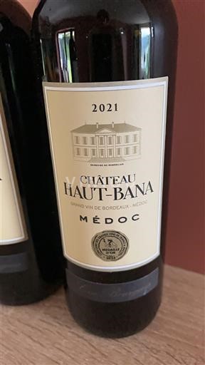 Bordeaux Médoc Château Haut-Bana 2021