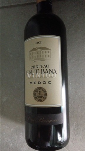 Bordo Медок Château Haut-Bana 2021