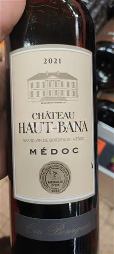 Bordeaux Médoc Château Haut-Bana 2021