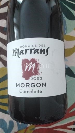 Beaujolais Morgon Domaine Des Marrans Corcelette 2023
