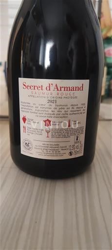 Valle della Loira Saumur Secret Armand 2021