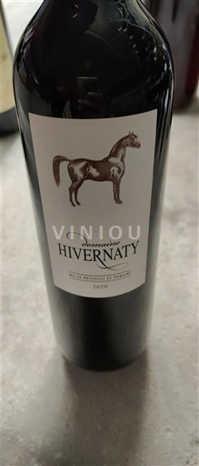 Vin Rouge sec Domaine Hivernaty 2020 France Bordeaux Côtes-de-bourg AOC