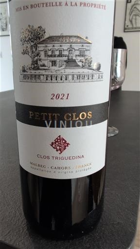 Sydvestfrankrig Cahors Clos Triguedina Petit Clos 2021
