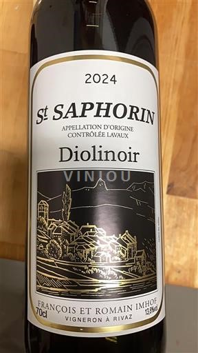 Vaud Lavaux AOC François et Romain Imhof Diolinoir 2024