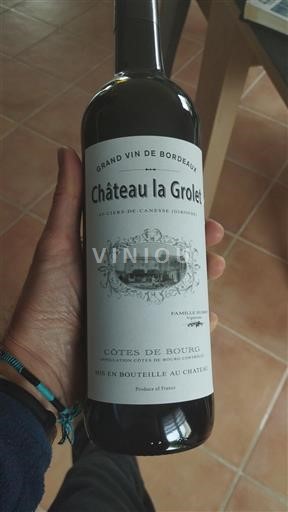 Burdeos Côtes-de-bourg Château La Grolet 2022