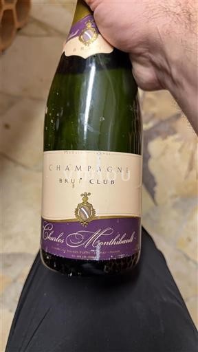 Champaña Champán Charles Montbilhant Brut Club Sin añada