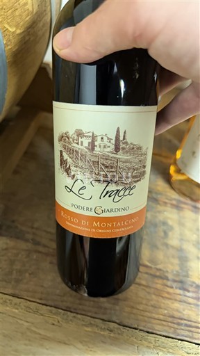 Toscana Rosso de Montalcino Podere Giardino Le Tracce Sin añada