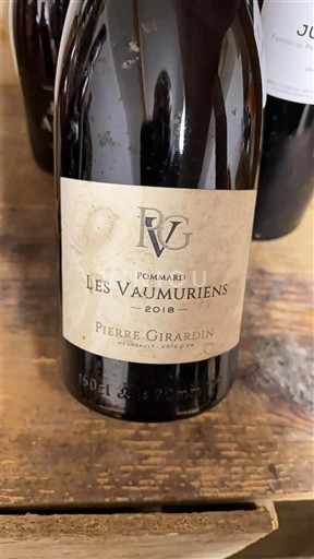 Borgogna Pommard Pierre Girardin Les Vaumuriens 2018