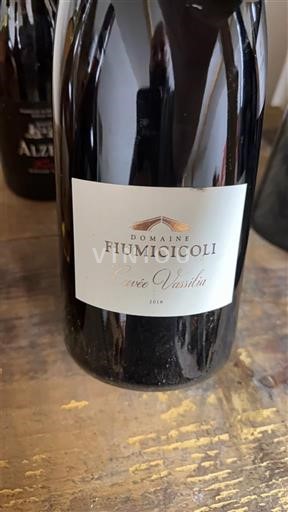 Corsica Sartène Domaine Fiumicicoli Vassilia 2019