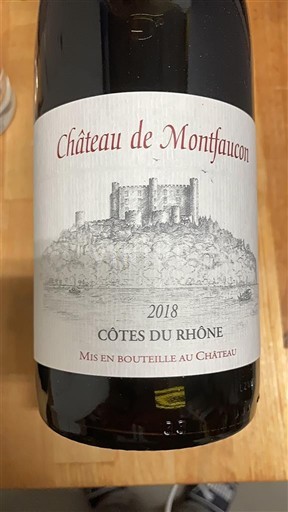 Rhônetal Côtes du Rhône Château Montfaucon 2018