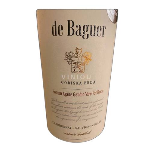 Slovenia Litoranea Collio Goriziano Klet De Baguer Chardonnay - Sauvignon Blanc 2017