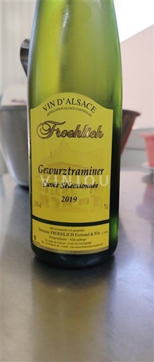 Alsazia Gewürztraminer Froehlich Sélectionnée 2019