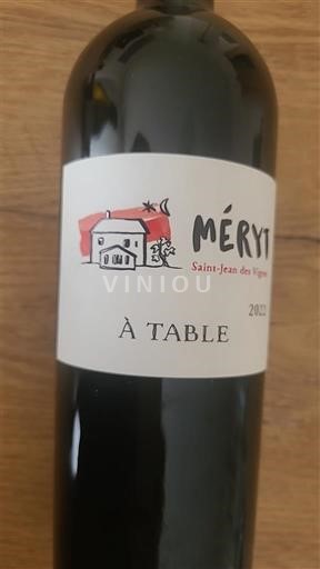 Beaujolais Méryt Saint-Jean des Vignes À Table 2022