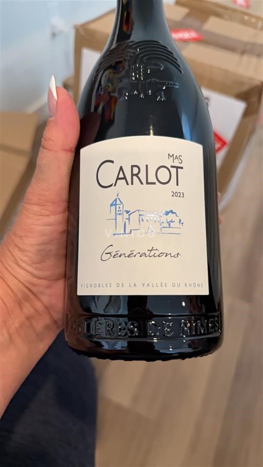 Rhônedalen Costières-de-Nîmes Mas Carlot Générations 2023