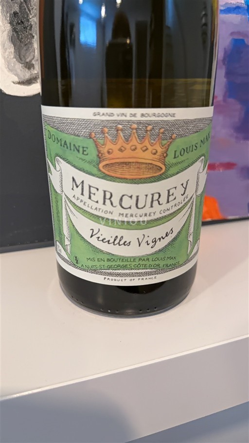 Burgund Mercurey Louis Max Vieilles Vignes 2018