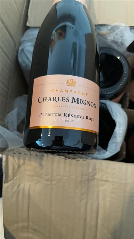 Champaña Champán Charles Mignon Premium Réserve Rosé Sin añada