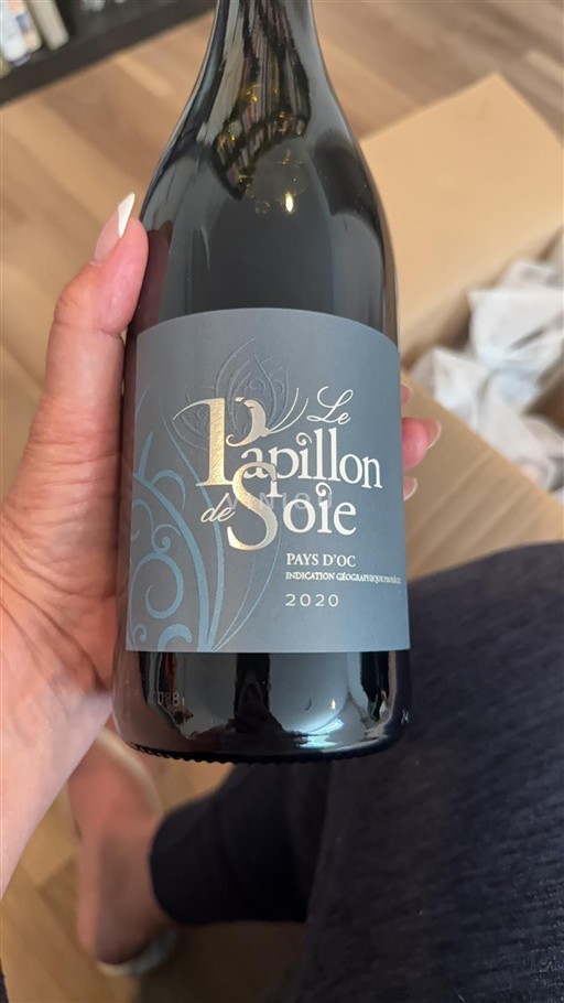 Vin Rouge sec Le Papillon de Soie 2020 France Languedoc et Roussillon Pays d'oc IGP