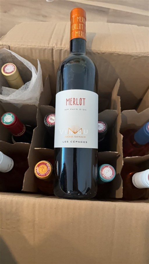 Vin Rouge sec Les Cépages Michel Raynaud 2023 France Languedoc et Roussillon Pays d'oc IGP