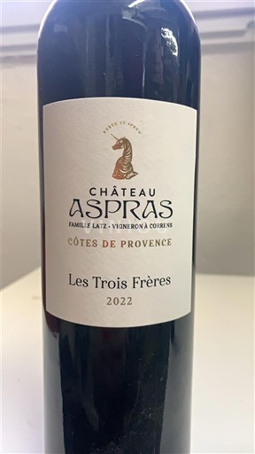 Provenza Côtes de Provenza Château Aspras Les Trois Frères 2022