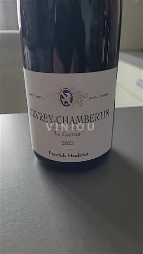 Vinuri Rouge sec Le Carron Patrick Hudelot 2023 Franța Burgundia Gevrey-Chambertin AOC