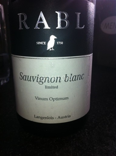 Hạ Áo Kamptal DAC Rabl Sauvignon blanc limited Vinum Optimum Không niên vụ