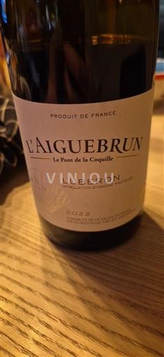 Vallée du Rhône Luberon L'Aiguebrun Le Pont de la Coquille 2022