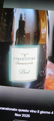 Lombardei Franciacorta Ferghettina Ohne Jahrgang