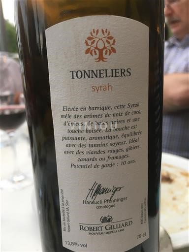 Valais Không được chỉ định Robert Gilliard Tonneliers Không niên vụ