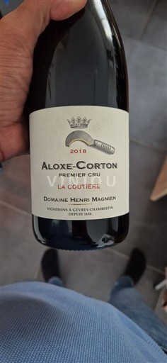 Bourgondië Aloxe-Corton Premier Cru Domaine Henri Magnien La Coutière 2018