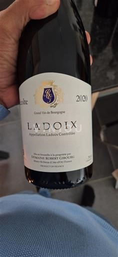 Burgundy Ladoix Domaine Robert Gibourg 2020