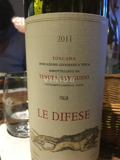 Toscana Non specificato Tenuta San Guido Le Difese 2011