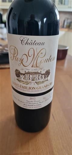 Bordeaux Saint-Émilion Grand Cru Grand Cru Château Puy Mouton 2012