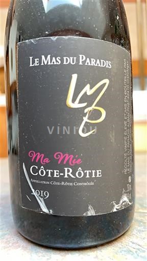 Rona dolina Côte-rôtie Le Mas du Paradis Ma Mie 2019