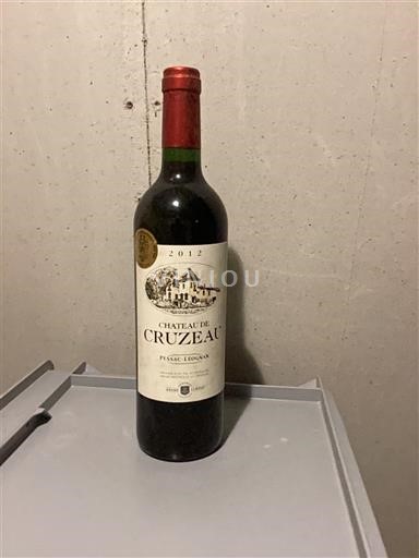 Bordéus Pessac-Léognan Château Cruzeau 2012